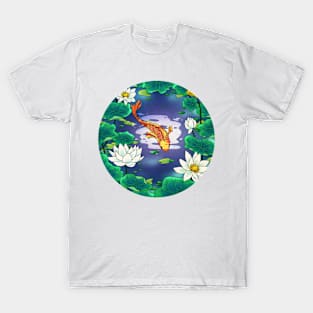 Minhwa: Moonlight Pond  B Type (Korean traditional/folk art) T-Shirt